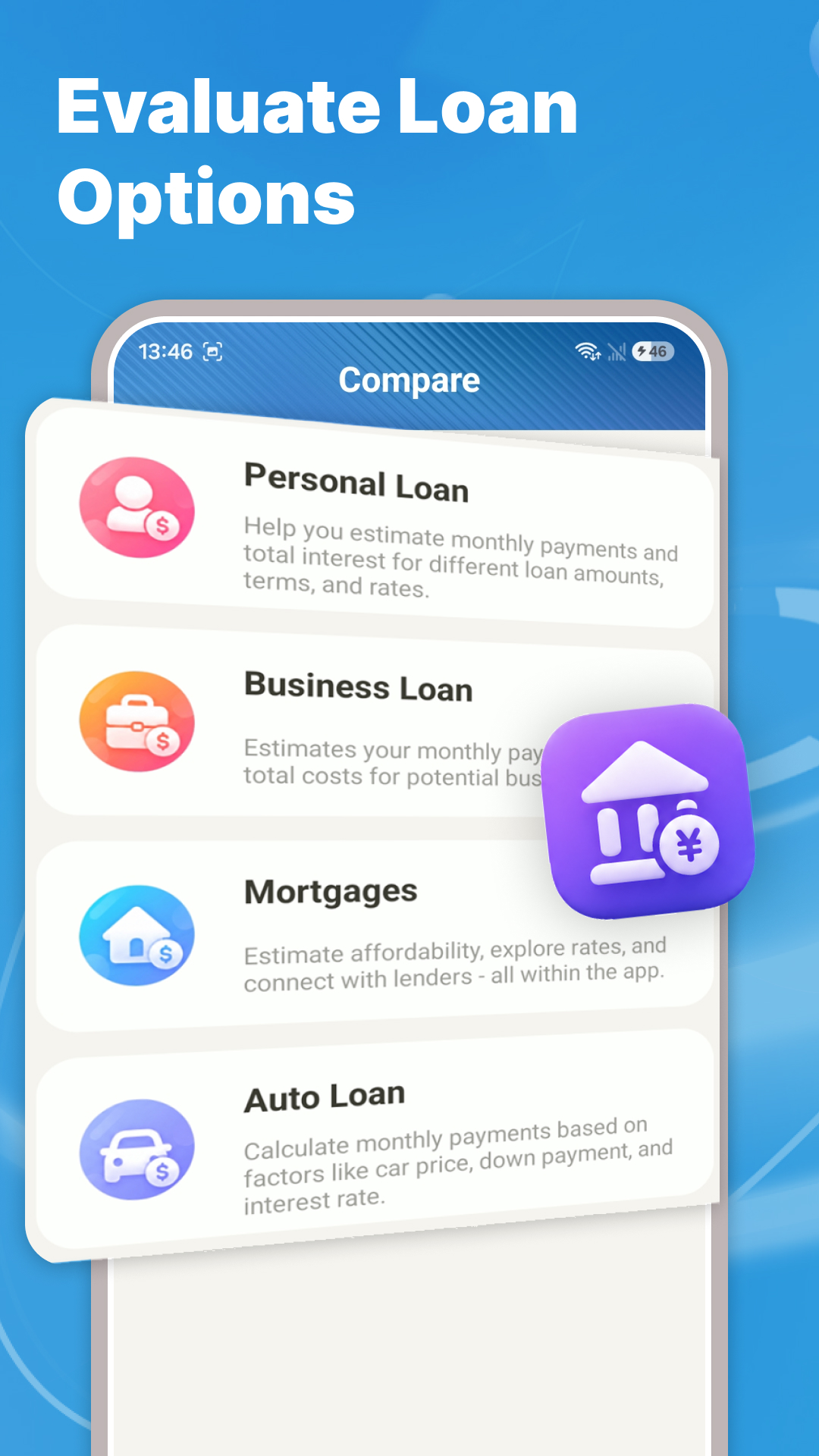Compare loan options