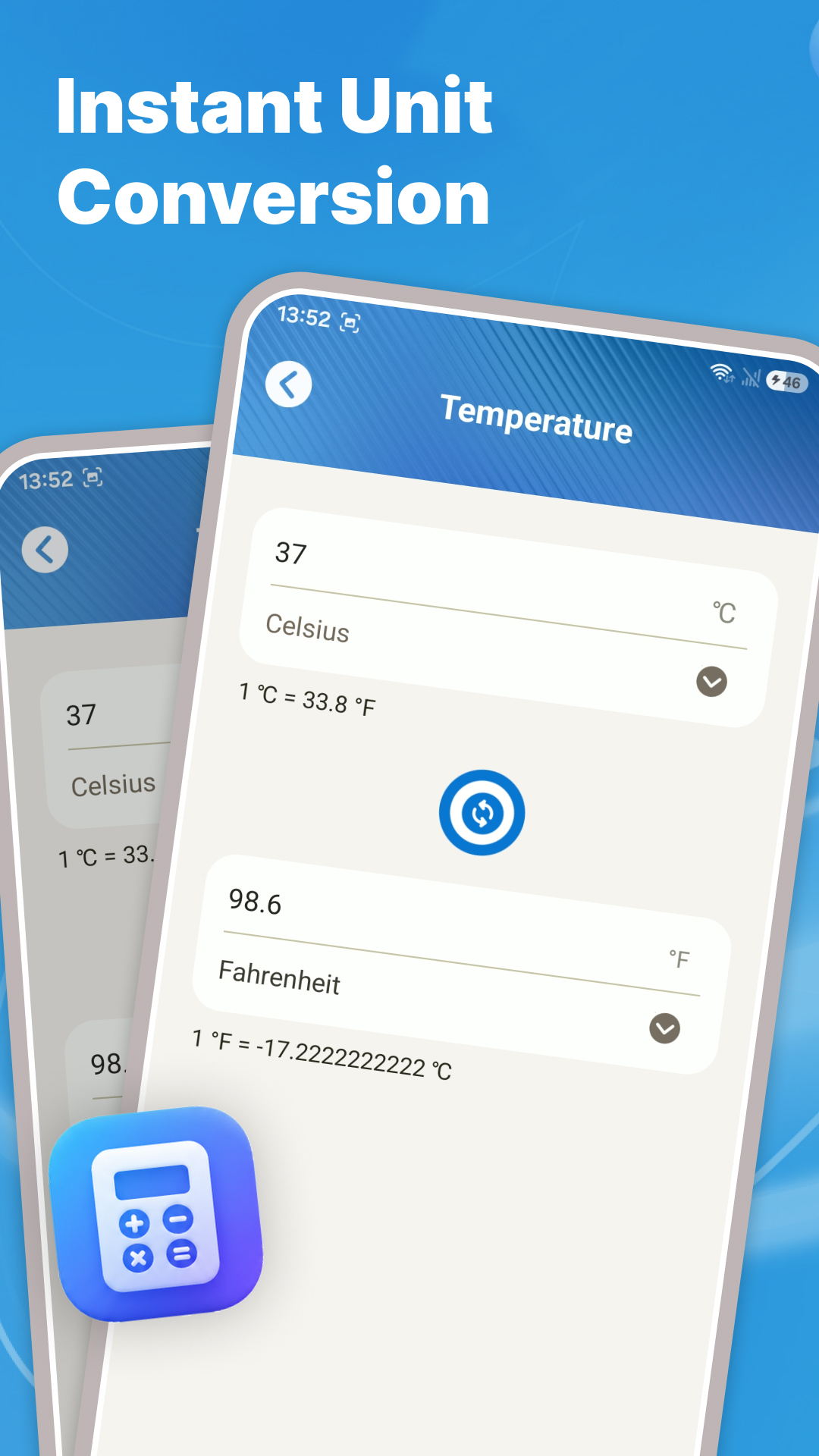 Temperature unit conversion